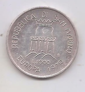 SAN MARINO DEL AÑO 1979 DE 100 LIRES